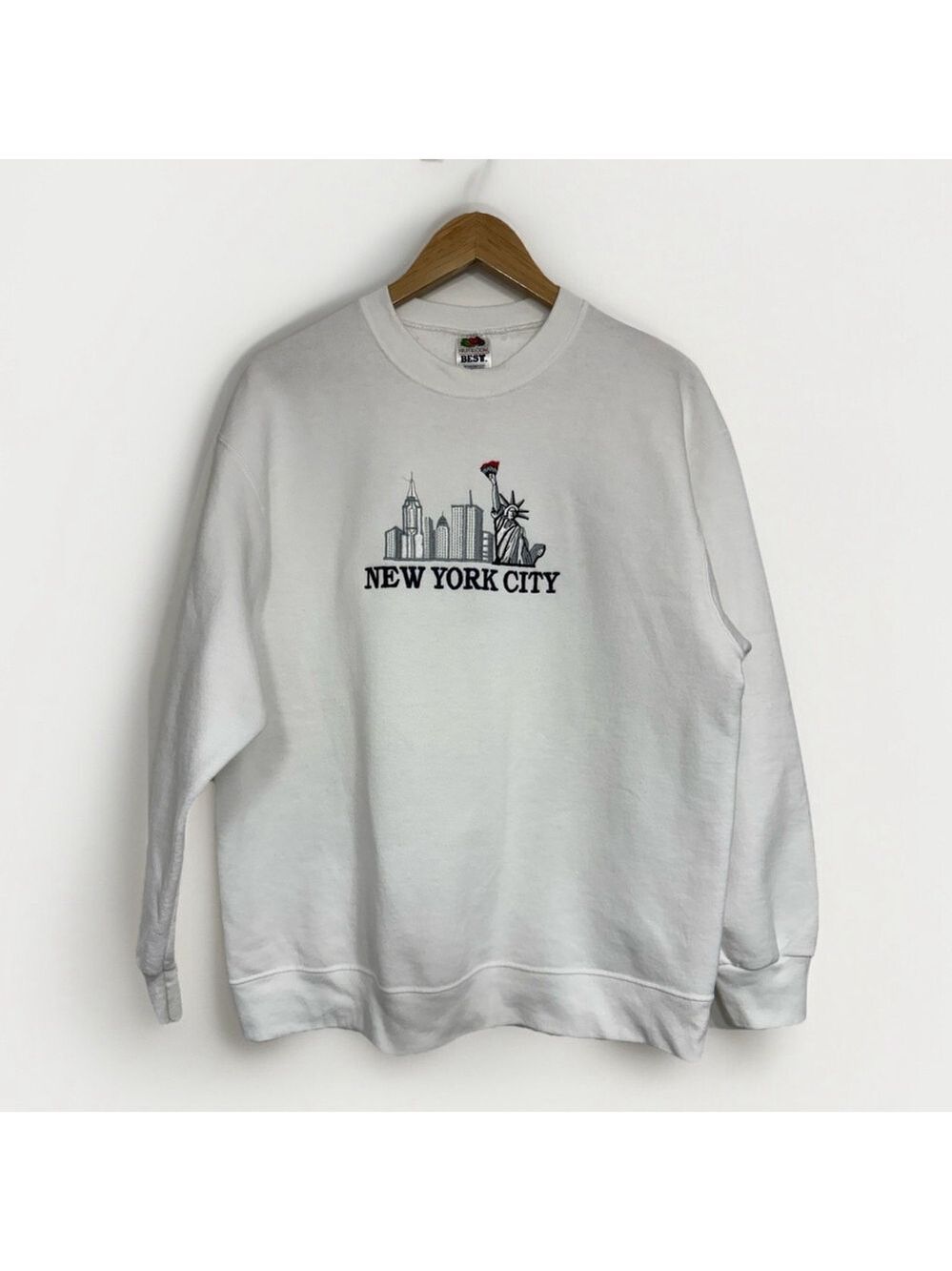 Fruit of the Loom Statue of Liberty NYC Sweatshirt Large